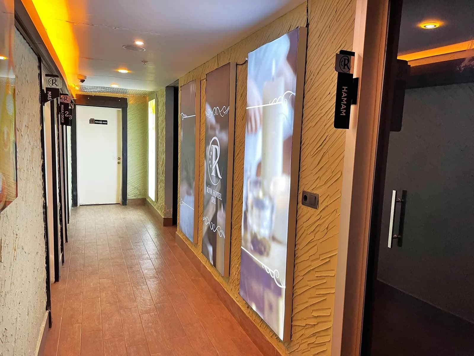 Riva SPA Ankara koridor genel görünüm