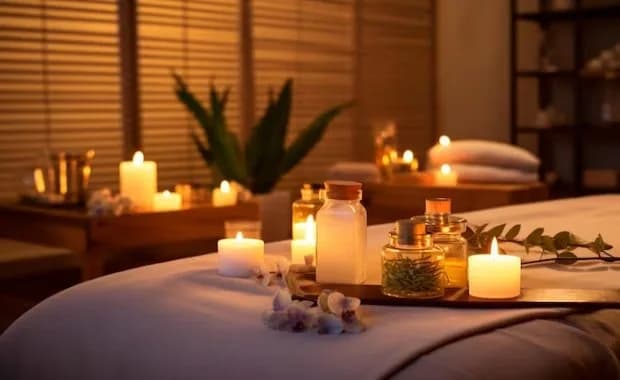 SPA nedir? Spa ortamı, mumlar ve havlular